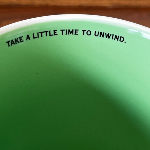 Hallmark Peanuts Charlie Brown and Snoopy Mug Take A Little Time to Unwind 2010 - Picture 3 of 11